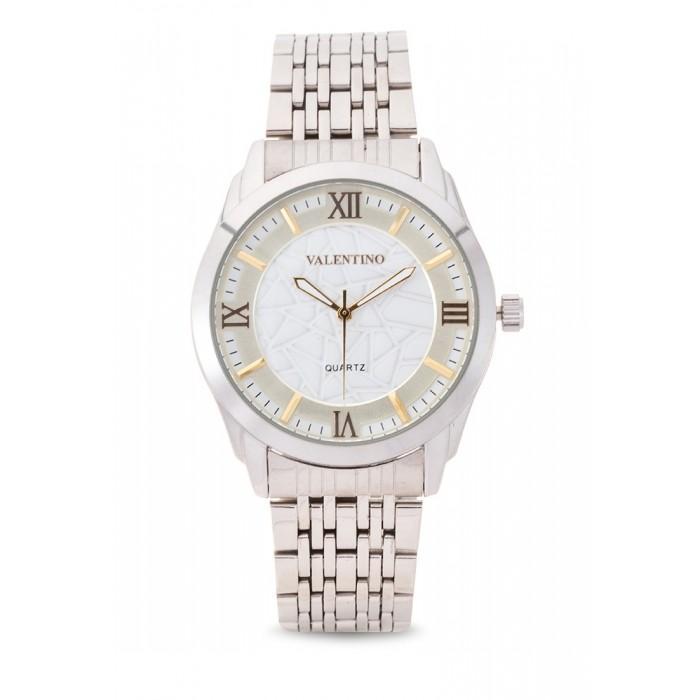 Valentino 20121914-Gold Dial Sta Barbara Mtl Stainless Strap Watch For Women-Watch Portal Philippines