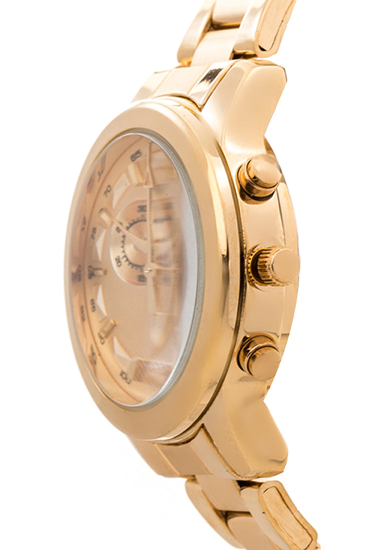 Valentino 20121935-GOLD DIAL Analog Stainless Band Watch for Women-Watch Portal Philippines