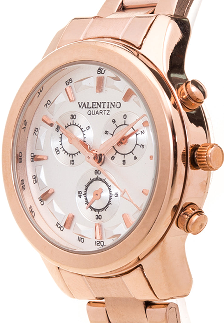 Valentino 20121936-SILVER DIAL Analog Stainless Band Watch for Women-Watch Portal Philippines