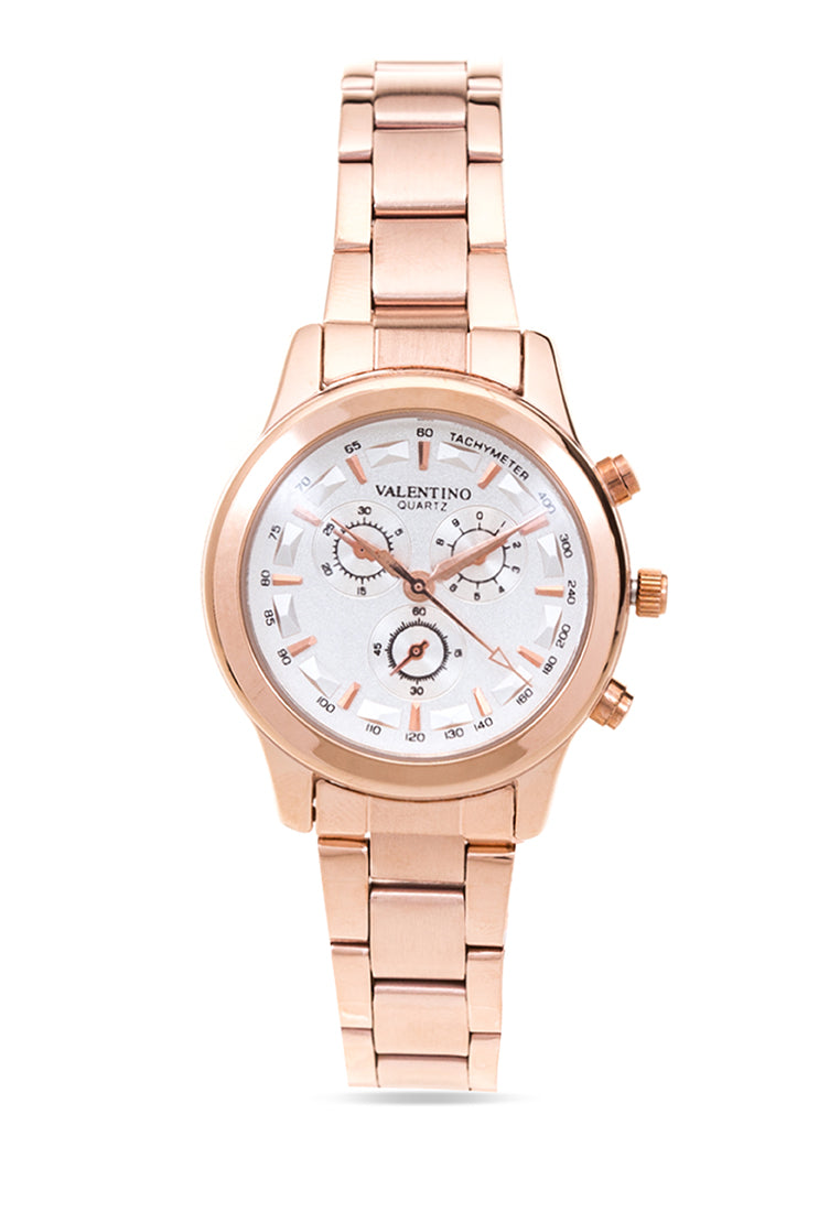 Valentino 20121936-SILVER DIAL Analog Stainless Band Watch for Women-Watch Portal Philippines