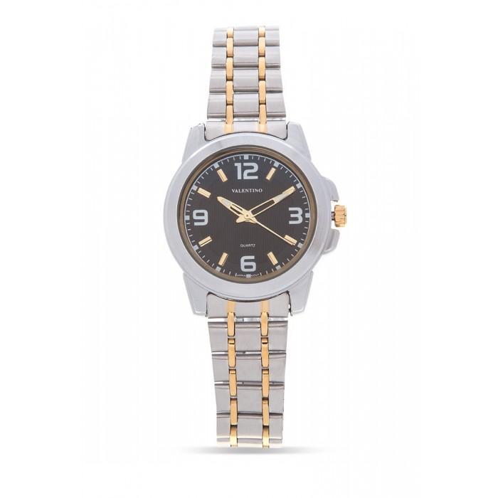 Valentino 20121953-TWO TONE - BLACK DIAL STAINLESS BAND Watch For Women-Watch Portal Philippines