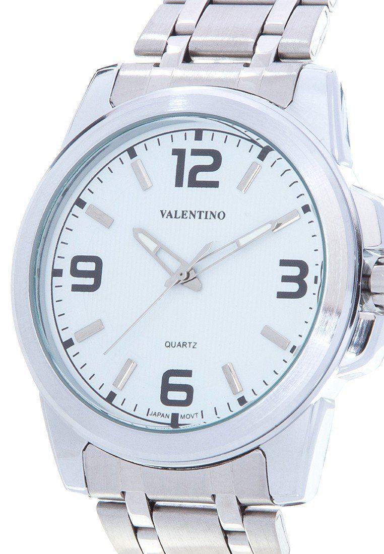 Valentino 20121954-WHITE SILVER STAINLESS BAND Watch For Men-Watch Portal Philippines