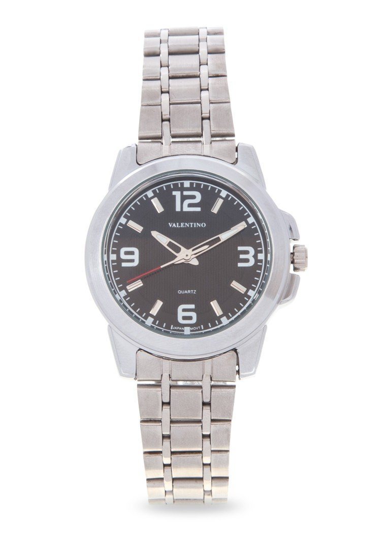 Valentino 20121955-BLACK SILVER STAINLESS BAND Watch For Women-Watch Portal Philippines