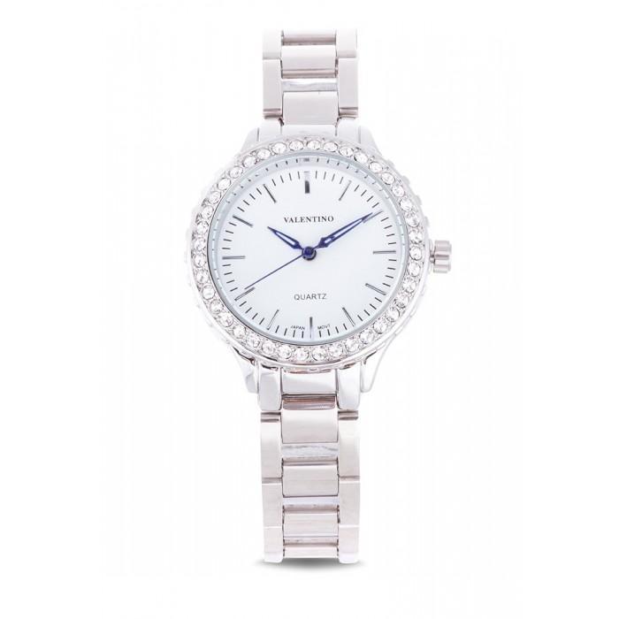 Valentino 20121961-SILVER - WHITE DIAL SILVER STAINLESS BAND Watch For Women-Watch Portal Philippines