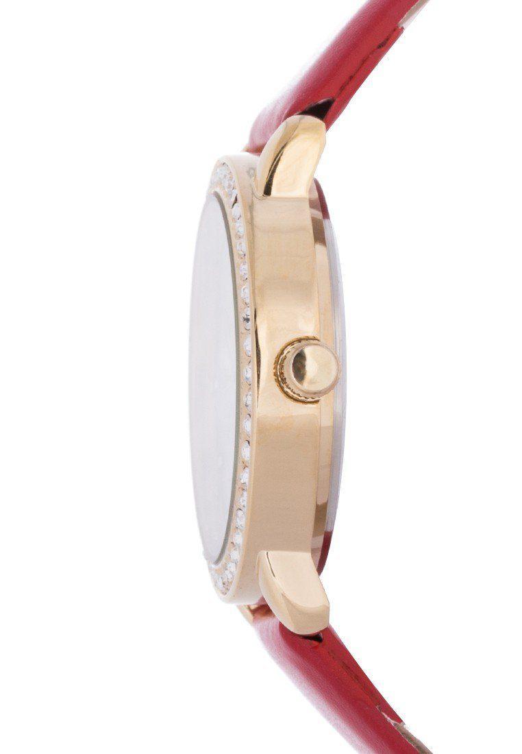 Valentino 20121964-RED - RED LEATHER STRAP Watch For Women-Watch Portal Philippines