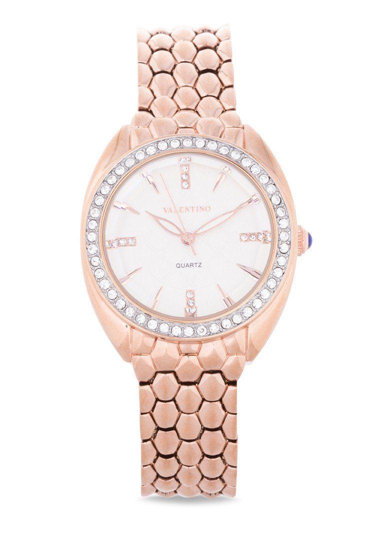 Valentino 20121971-ROSE - ROSE GOLD FASHION METAL - ALLOY Watch For Women-Watch Portal Philippines