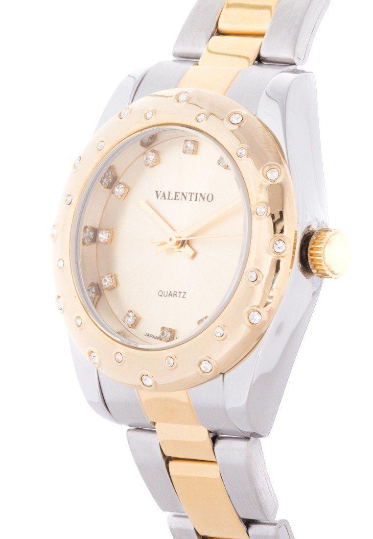 Valentino 20121973-TWO TONE - GOLD DIAL TWO TONE STAINLESS BAND Watch For Women-Watch Portal Philippines