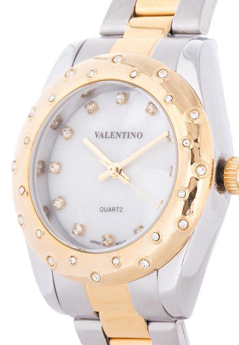 Valentino 20121973-TWO TONE - MOP DIAL TWO TONE STAINLESS BAND Watch For Women-Watch Portal Philippines