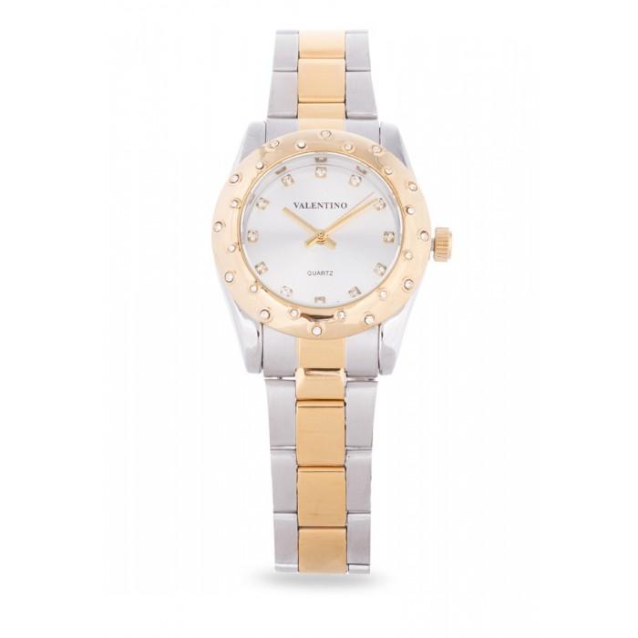 Valentino 20121973-TWO TONE - SILVER DIAL TWO TONE STAINLESS BAND Watch For Women-Watch Portal Philippines