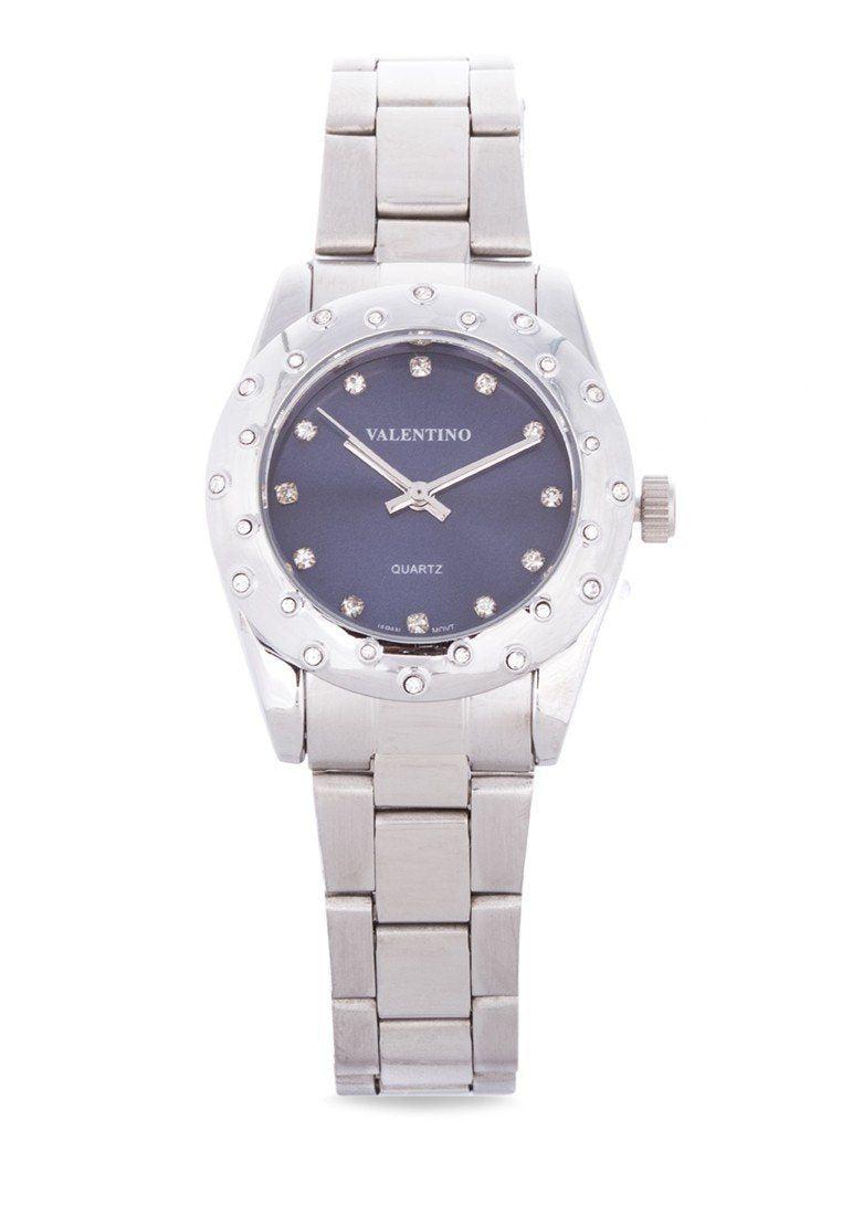 Valentino 20121975-BLUE SILVER STAINLESS BAND Watch For Women-Watch Portal Philippines