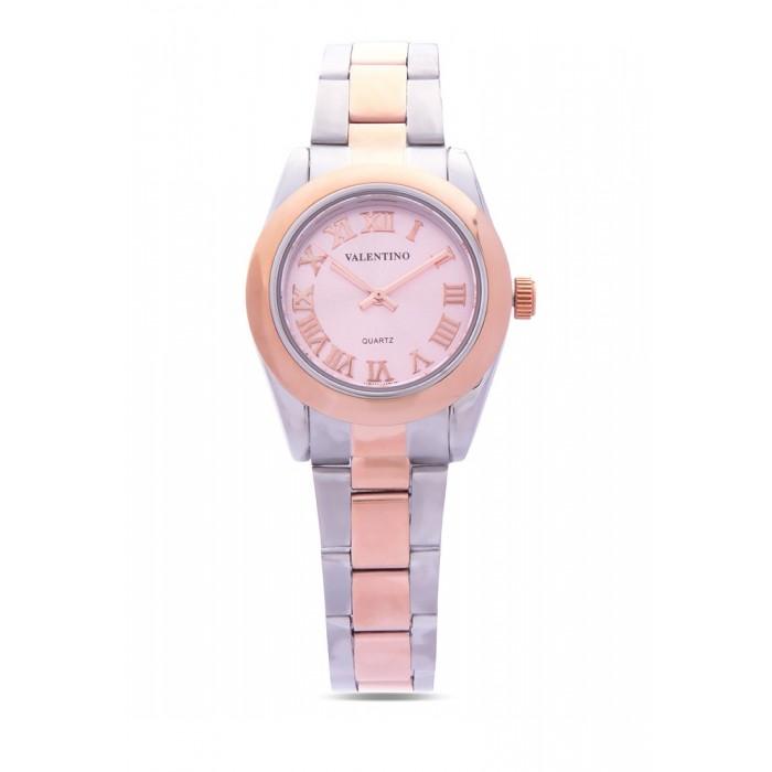Valentino 20122024-PINK DIAL ROSE GOLD STAINLESS STEEL STRAP Watch for Women-Watch Portal Philippines