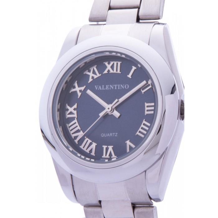 Valentino 20122025-BLUE DIAL SILVER STAINLESS STEEL STRAP Watch for Women-Watch Portal Philippines