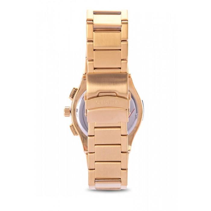 Valentino 20122067-BLACK DIAL GOLD STAINLESS STEEL BAND Watch for Men-Watch Portal Philippines