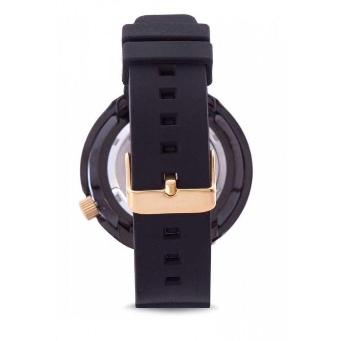 Valentino 20122074-GOLD CASE BLACK RUBBER STRAP Watch for Men-Watch Portal Philippines