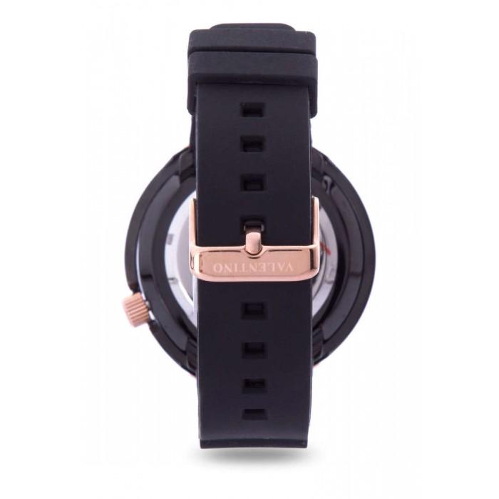 Valentino 20122074-Rose Gold Case Black Rubber Strap Watch for Men-Watch Portal Philippines