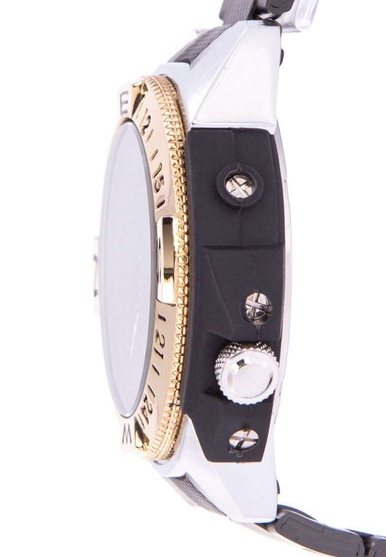 Valentino 20122082-GOLD VESSEL BLACK STAINLESS STEEL STRAP Watch for Men-Watch Portal Philippines