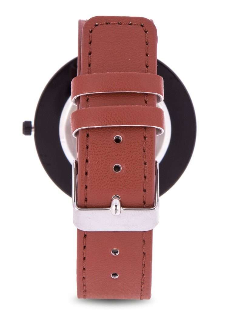 Valentino 20122095-RED BROWN STRAP RED BROWN LEATHER STRAP Watch for Men and Women-Watch Portal Philippines