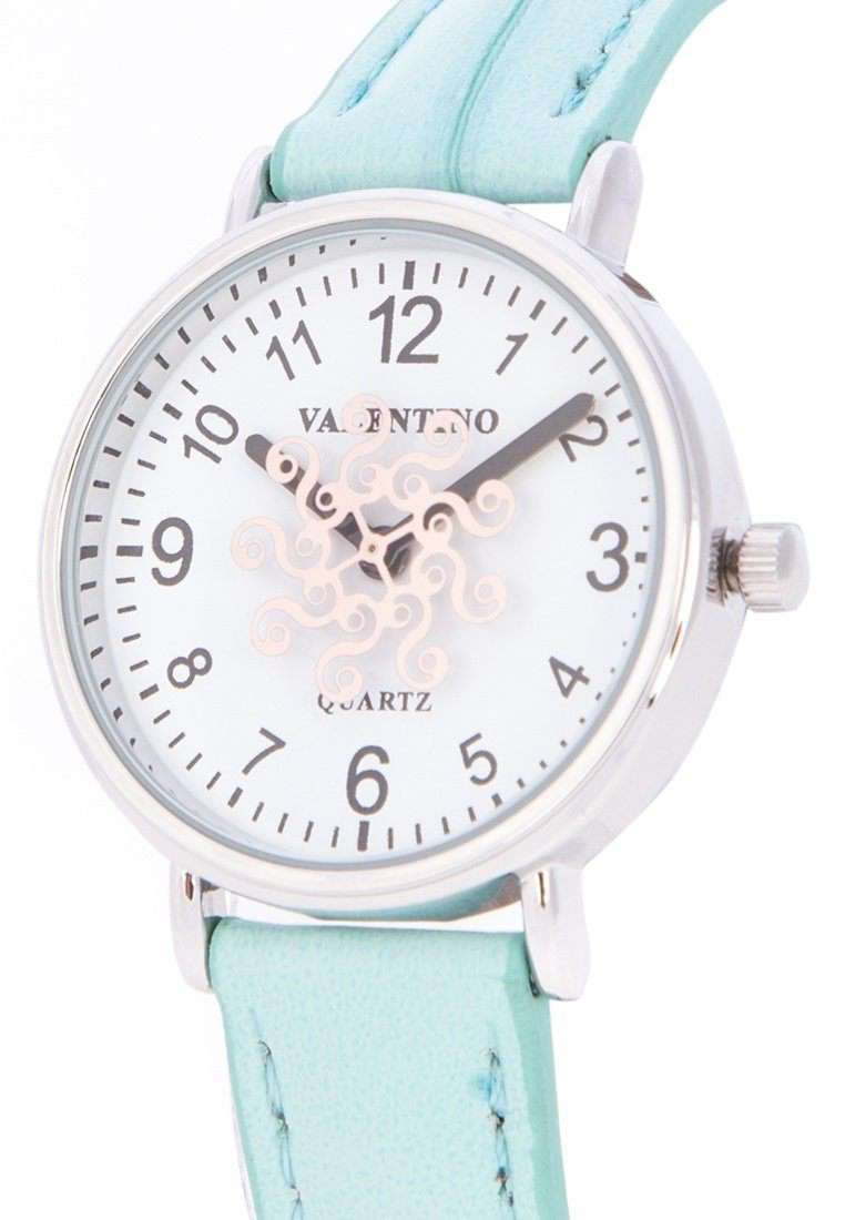 Valentino 20122100-BLUE STRAP BLUE LEATHER STRAP Watch for Women-Watch Portal Philippines