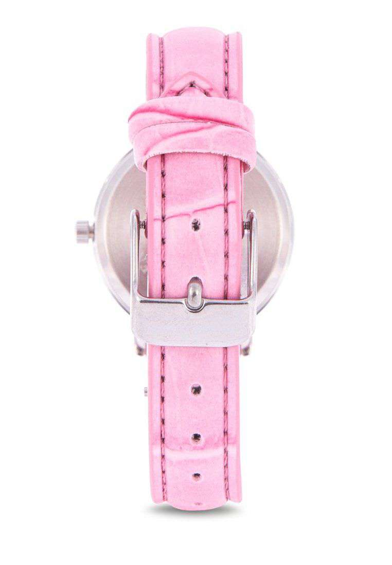 Valentino 20122100-PINK STRAP PINK LEATHER STRAP Watch for Women-Watch Portal Philippines