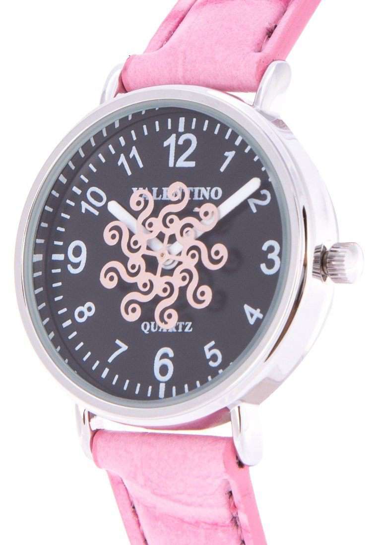 Valentino 20122100-PINK STRAP PINK LEATHER STRAP Watch for Women-Watch Portal Philippines