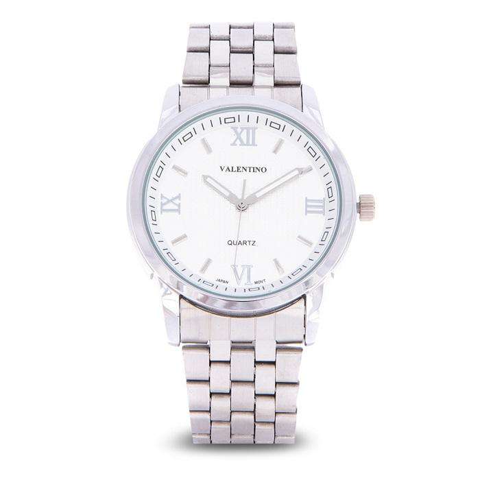 Valentino 20122123-SIL - SILVER INDEX Silver Stainless Steel Band Watch for Men-Watch Portal Philippines