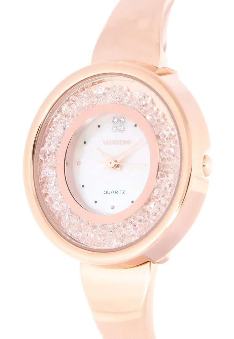 Valentino 20122149-ROSE MOP DIAL Rose Gold Fashion Metal Band Watch for Women-Watch Portal Philippines