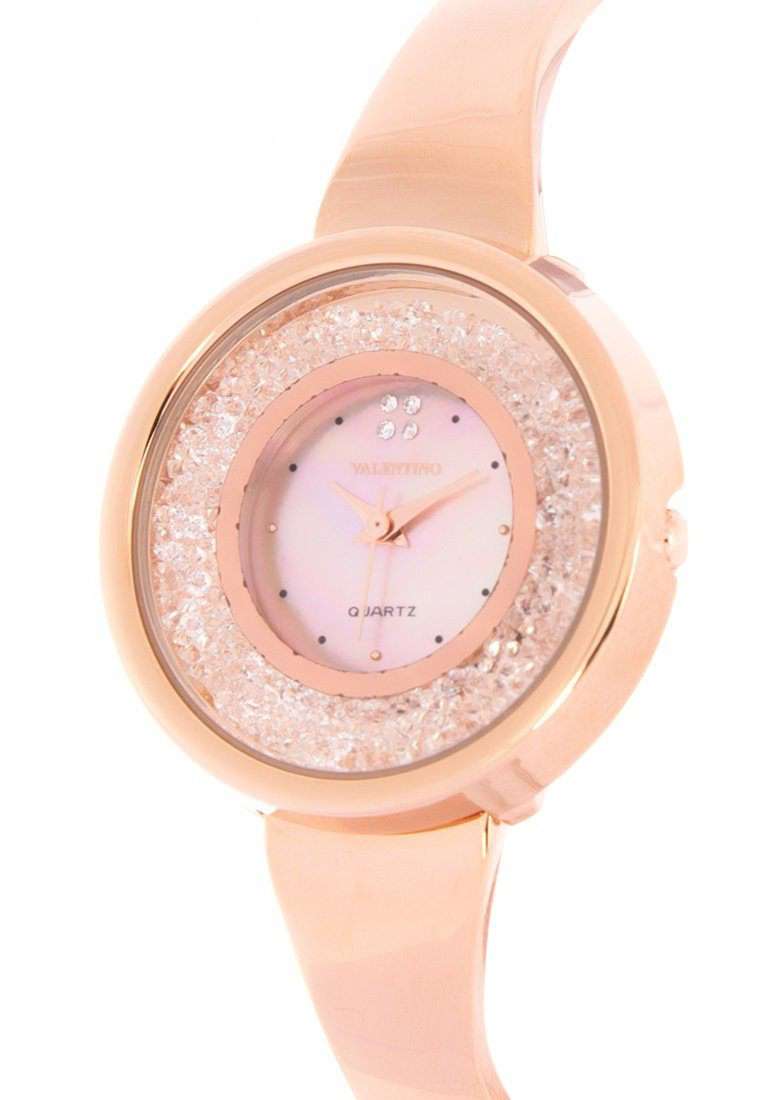 Valentino 20122149-ROSE ROSE DIAL Rose Gold Fashion Metal Band Watch for Women-Watch Portal Philippines