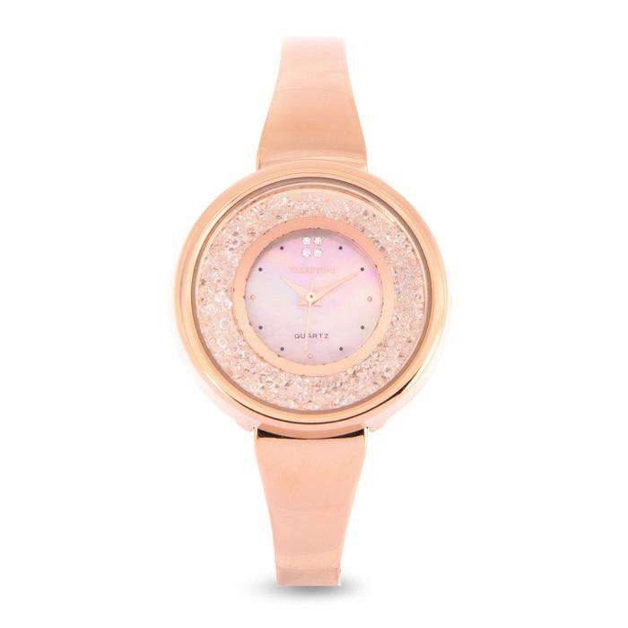 Valentino 20122149-ROSE ROSE DIAL Rose Gold Fashion Metal Band Watch for Women-Watch Portal Philippines