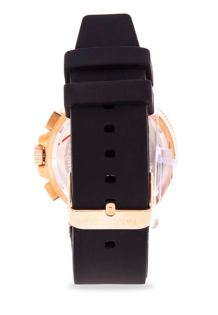 Valentino 20122152-WHITE DIAL Black Leather Strap Watch for Men-Watch Portal Philippines