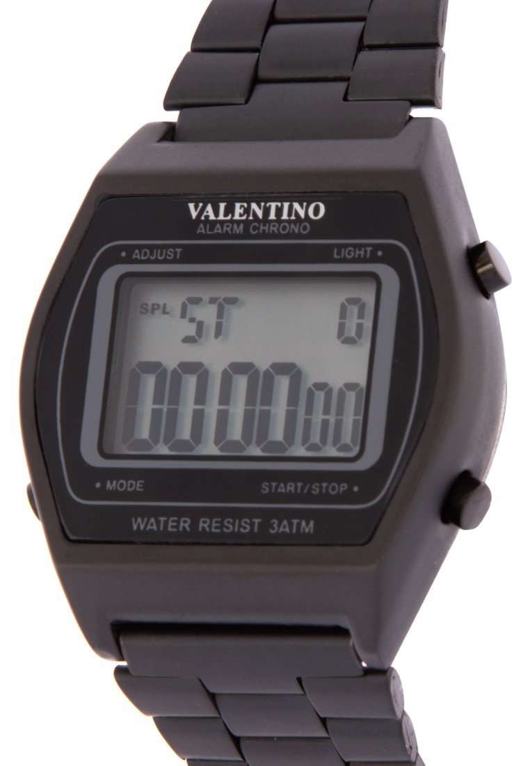 Valentino 20122167-WHITE DIAL Black Stainless Steel Band Watch for Men and Women-Watch Portal Philippines