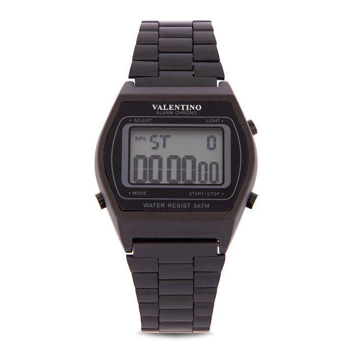 Valentino 20122167-WHITE DIAL Black Stainless Steel Band Watch for Men and Women-Watch Portal Philippines