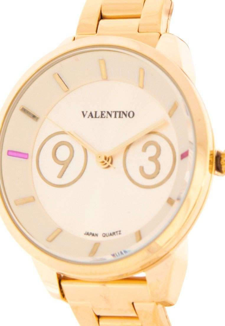 Valentino 20122172-GOLD DIAL Gold Stainless Steel Band Watch for Women-Watch Portal Philippines