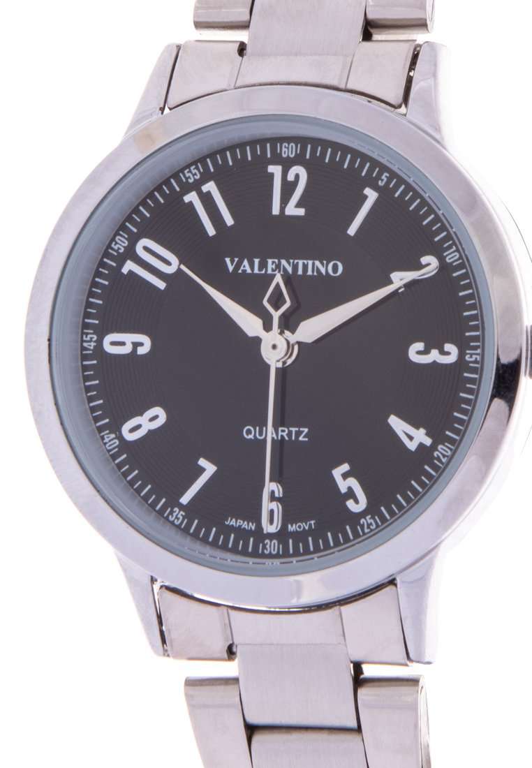 Valentino 20122198-BLACK DIAL Silver Watch for Women-Watch Portal Philippines