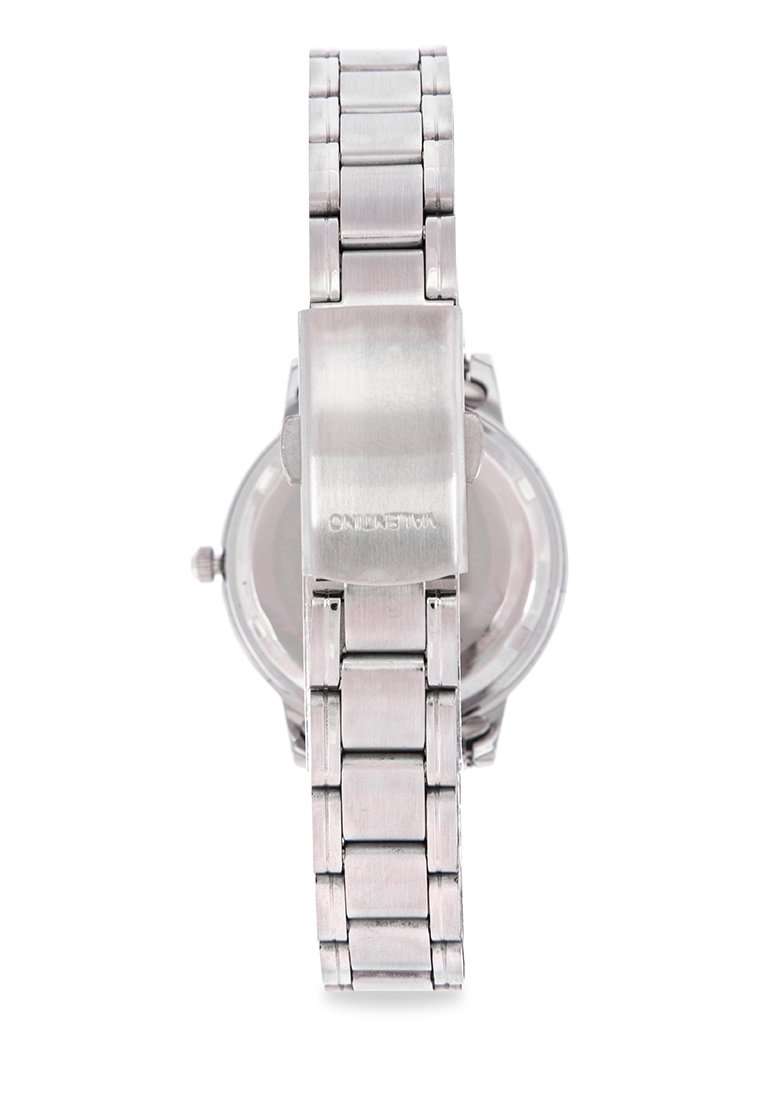 Valentino 20122200-BLACK DIAL Silver Stainless Strap Watch-Watch Portal Philippines