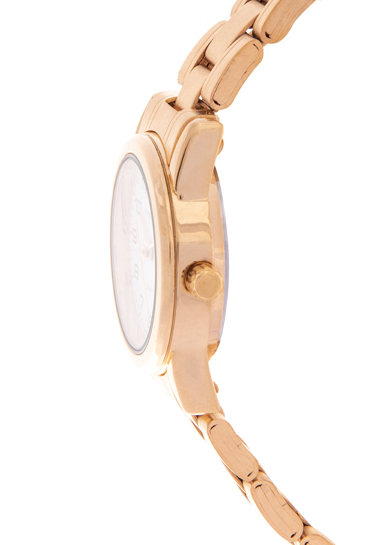 Valentino 20122203-GOLD - GOLD DIAL Analog Stainless Band Watch for Women-Watch Portal Philippines