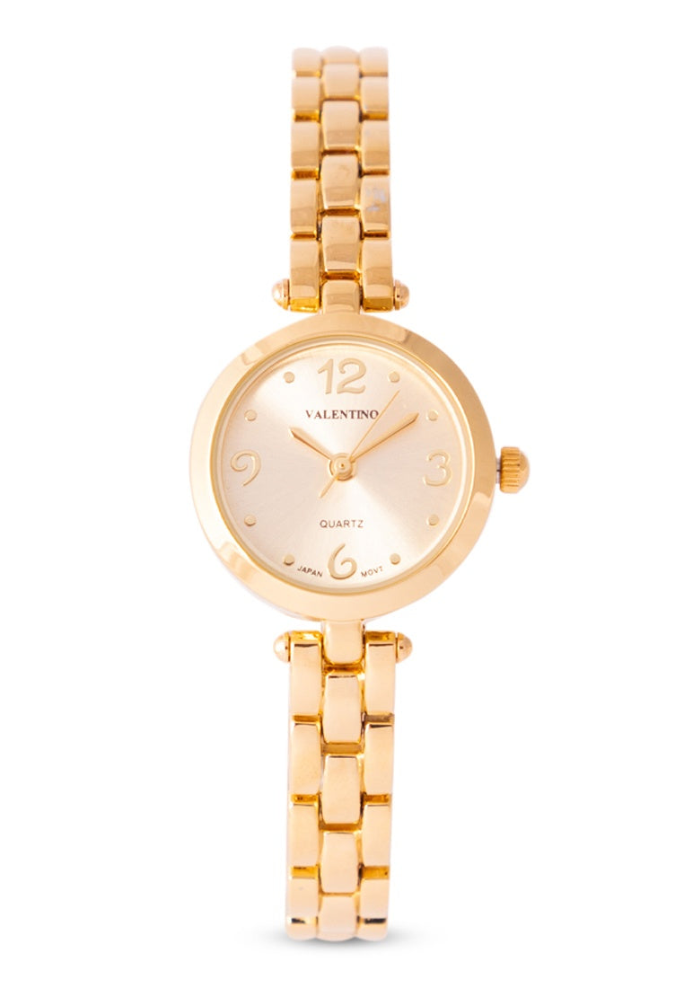 Valentino 20122206-GOLD DIAL Alloy Strap Analog Watch for Women-Watch Portal Philippines