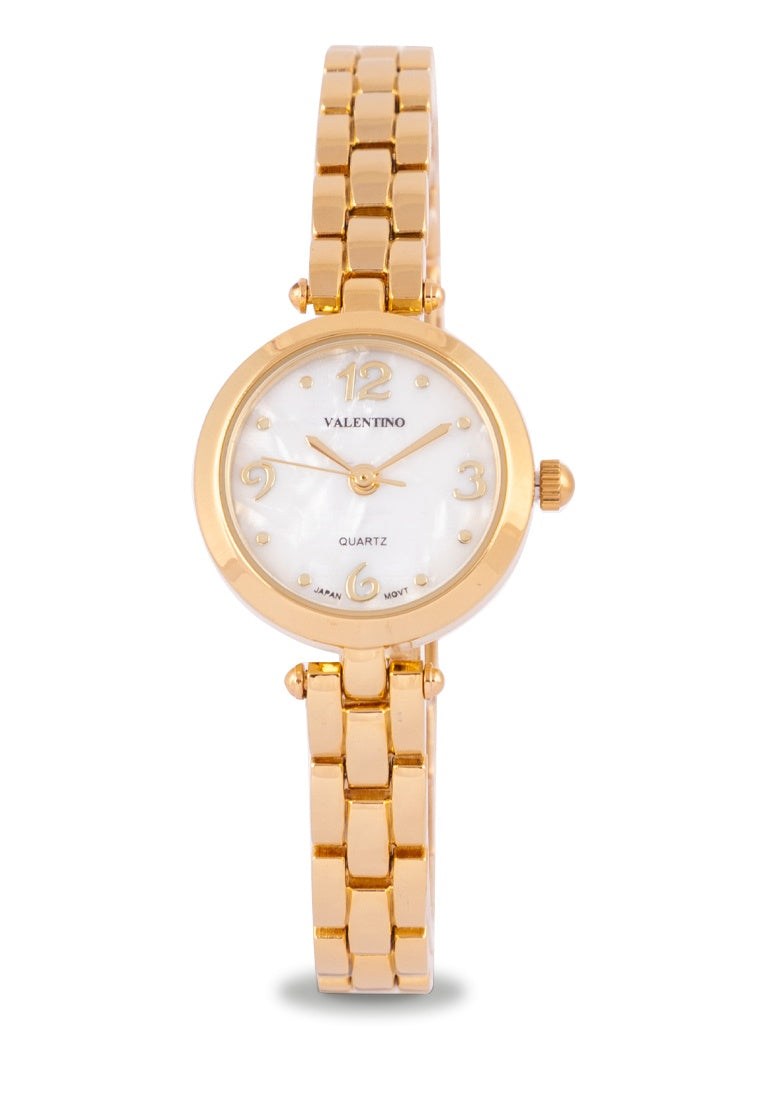 Valentino 20122206-MOP DIAL Alloy Strap Analog Watch for Women-Watch Portal Philippines