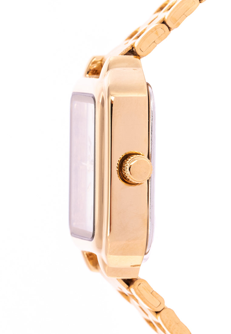 Valentino 20122219-GLD - GOLD DIAL Analog Stainless Band Watch for Women-Watch Portal Philippines