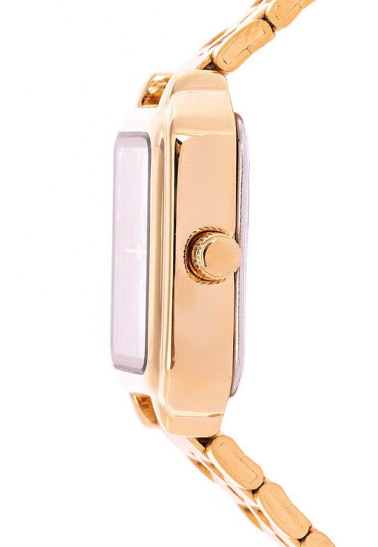 Valentino 20122219-GLD - WHT DIAL Analog Stainless Band Watch for Women-Watch Portal Philippines