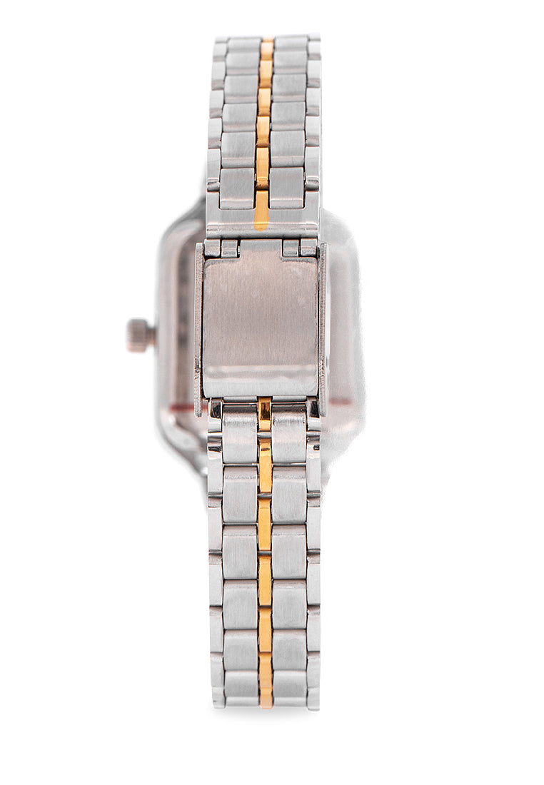 Valentino 20122219-TWO TONE - GOLD DIAL Analog Stainless Band Watch for Women-Watch Portal Philippines