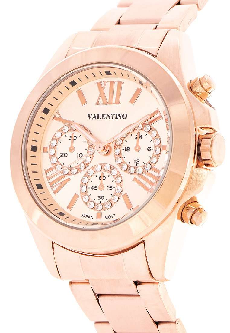 Valentino 20122222-ROSE DIAL Gold Watch for Women-Watch Portal Philippines
