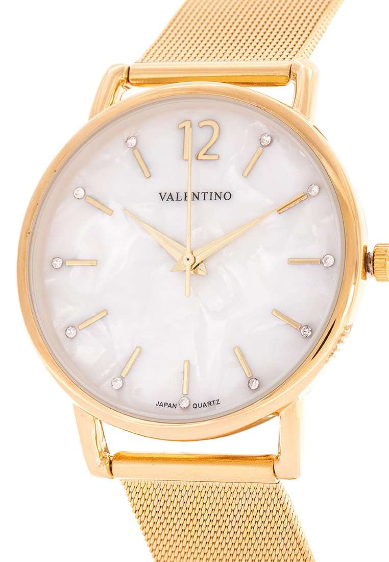 Valentino 20122227-MOP DIAL Stainless Steel Band Watch for Women-Watch Portal Philippines