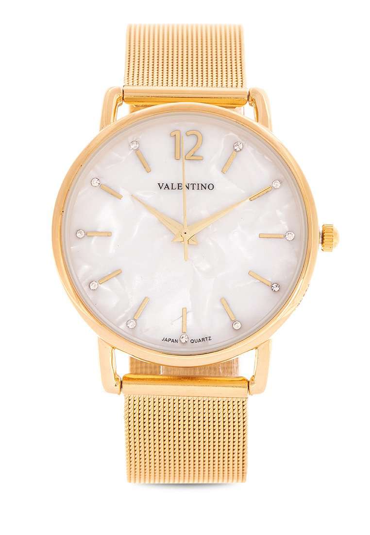 Valentino 20122227-MOP DIAL Stainless Steel Band Watch for Women-Watch Portal Philippines
