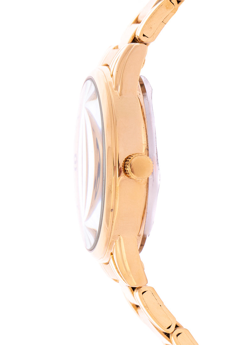 Valentino 20122230-GLD - GOLD DIAL Analog Stainless Steel Strap Watch for Women-Watch Portal Philippines