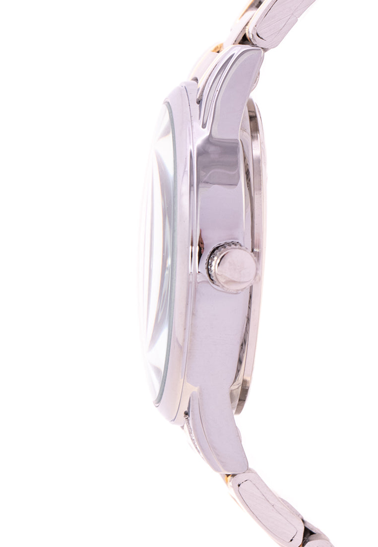 Valentino 20122230-TWO TONE - BLK DIAL Analog Stainless Steel Strap Watch for Women-Watch Portal Philippines