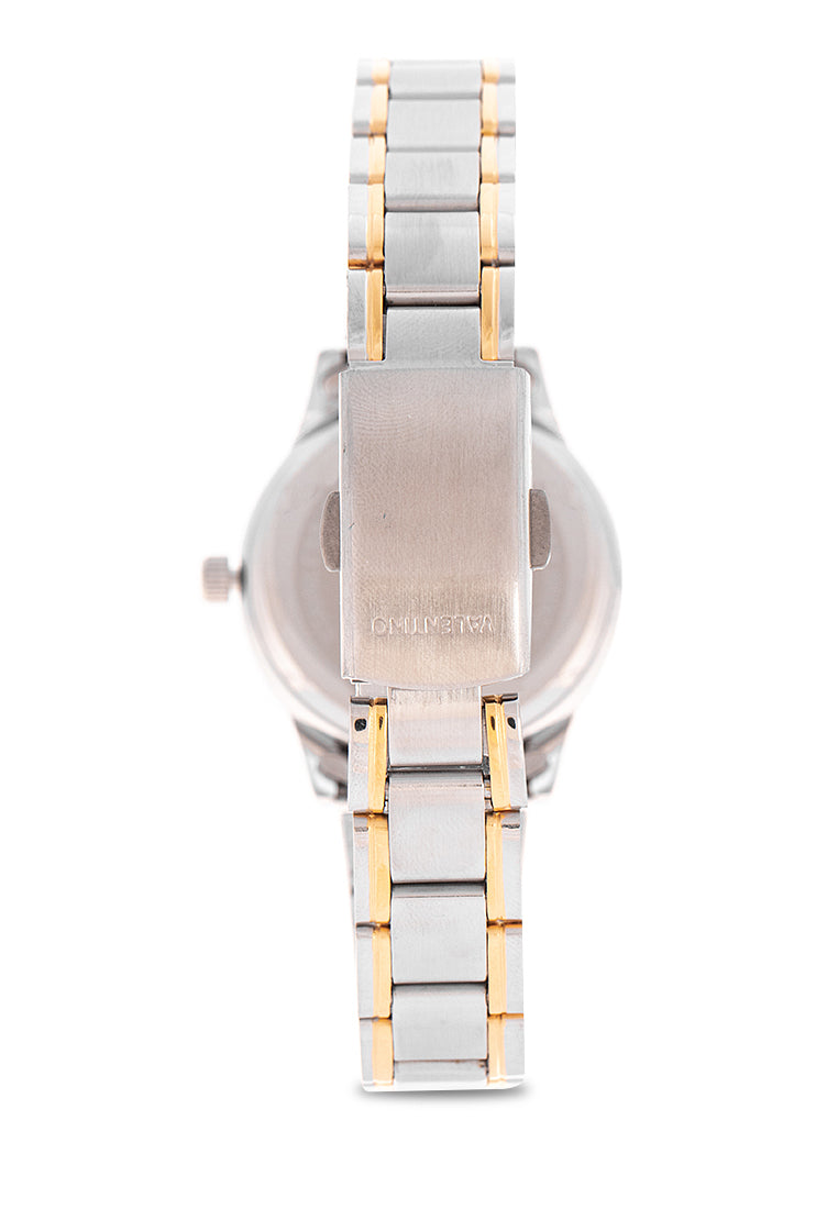 Valentino 20122230-TWO TONE - GOLD DIAL Analog Stainless Steel Strap Watch for Women-Watch Portal Philippines