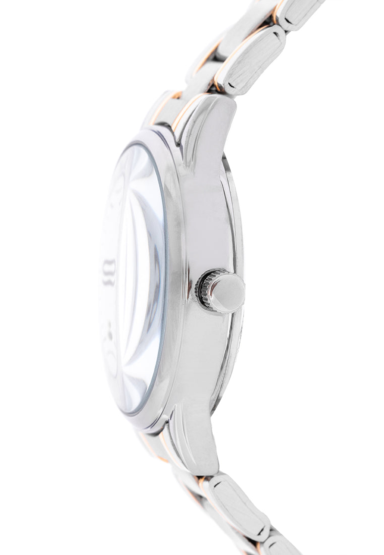 Valentino 20122230-TWO TONE - WHT DIAL Analog Stainless Steel Strap Watch for Women-Watch Portal Philippines
