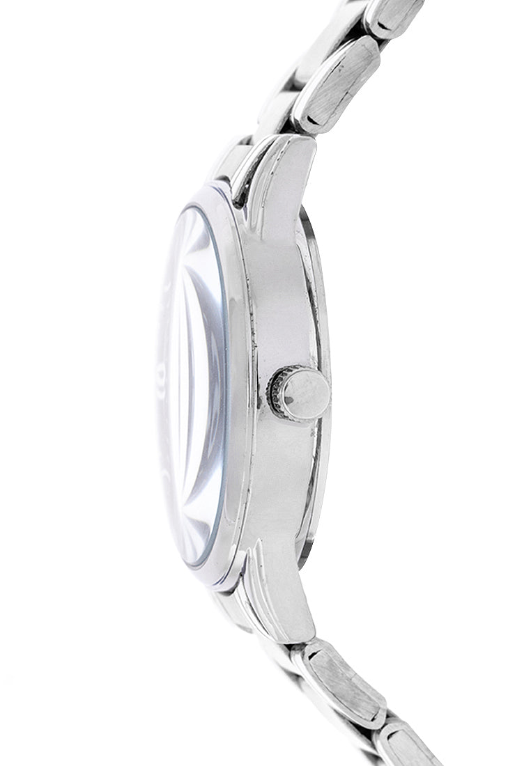 Valentino 20122231-BLACK DIAL Analog Stainless Steel Strap Watch for Women-Watch Portal Philippines