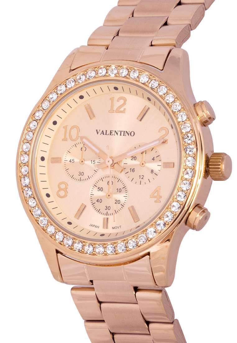 Valentino 20122245-ROSE DIAL Gold Watch for Women-Watch Portal Philippines