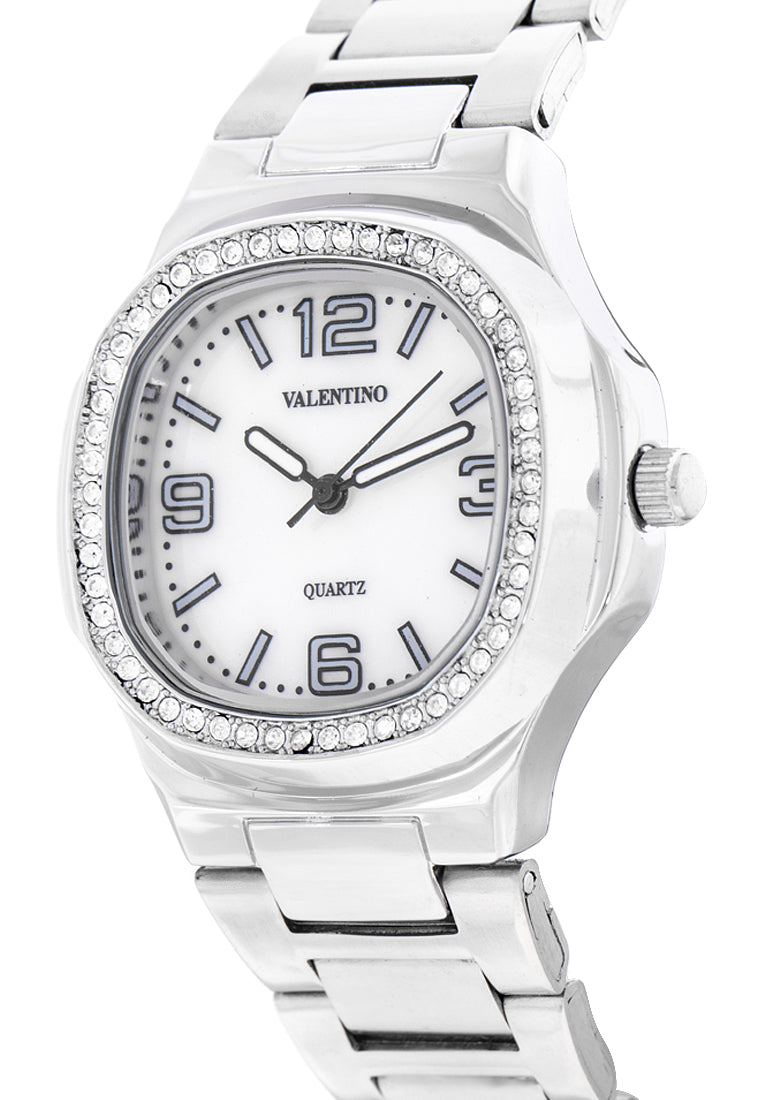 Valentino 20122247-MOP DIAL Analog Stainless Steel Strap Watch for Women-Watch Portal Philippines